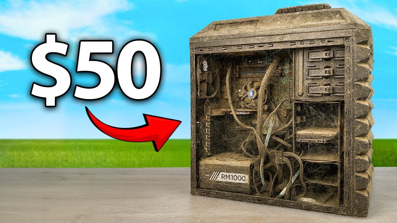 Я обновил СТАРЫЙ ПК за 50 долларов из МУСОРНОГО МАТЕРИАЛА!