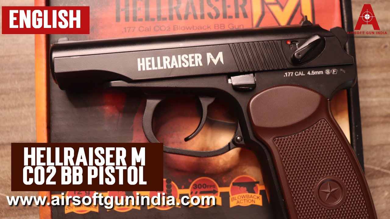 Hellraiser M CO2 BB Pistol | Airsoft Gun India English
