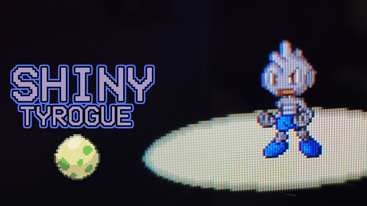 650 - LIVE! Shiny Tyrogue in Leaf Green after 2235 hatched (using Pokemon Box)