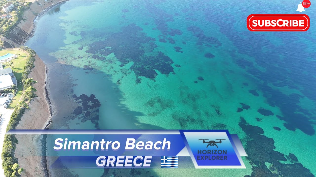 Halkidiki’s Hidden Gem | Simantro Beach Drone 4K (DJI Mini 4 Pro)
