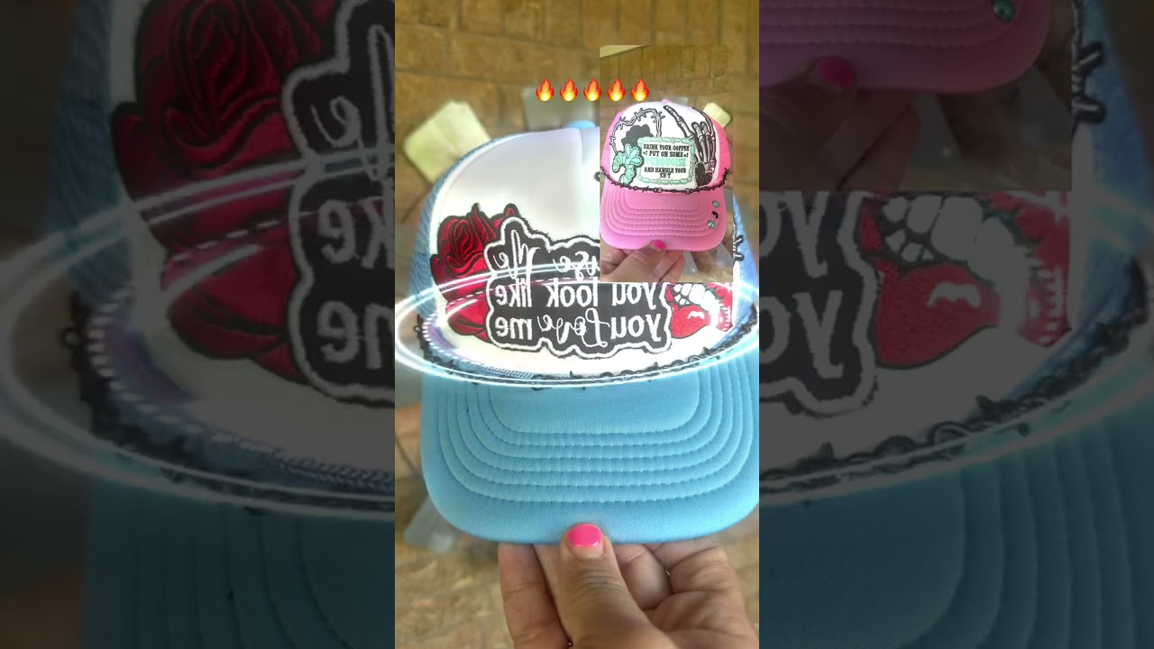 Custom trucker hats with unique patches 