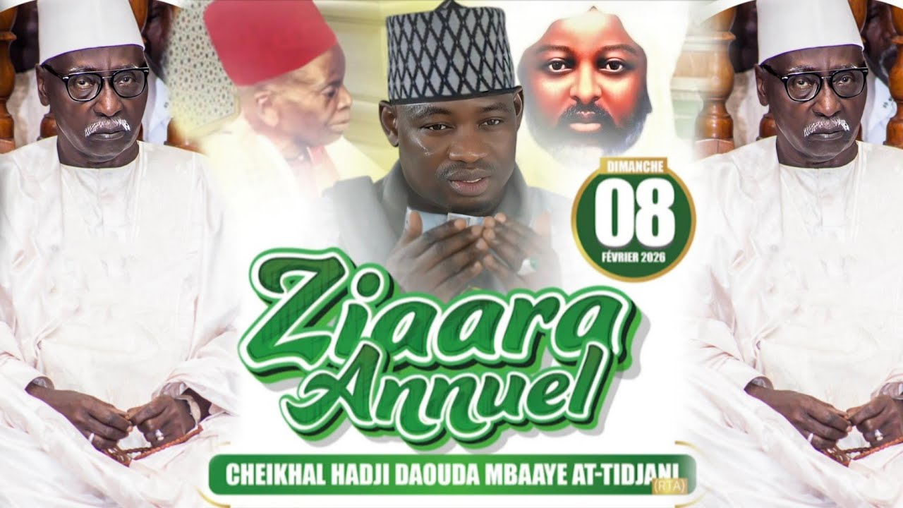 🚨 ENDIRECT RUFISQUE ZIARRA ANNUEL CHEIKHAL HADJI DAOUDA MBAAYE AT-TIDJANI (RTA)