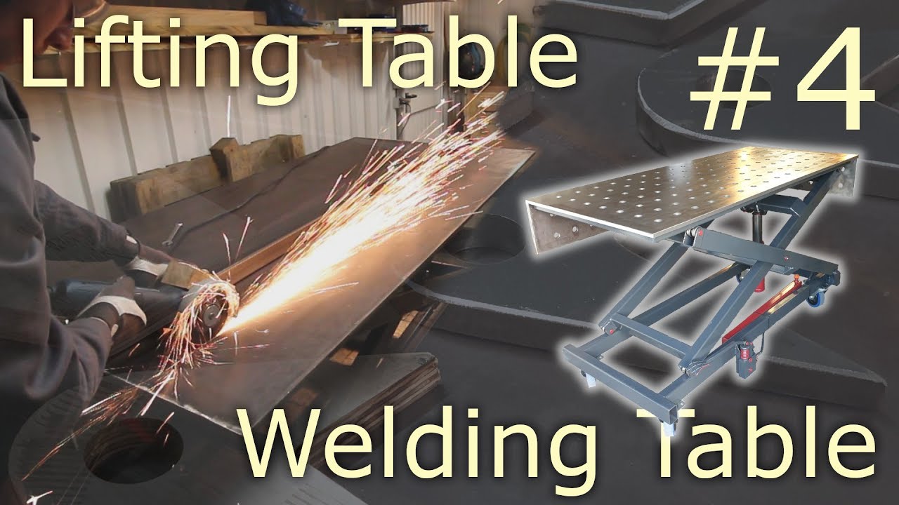 15mm Steel Plate vs. Angle Grinder - Heavy Duty Lifting Table #4