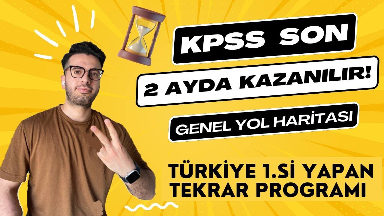 SON 2 AY SINAVA NASIL ÇALIŞMALI? (HEDEF DERECE!) #kpss2024