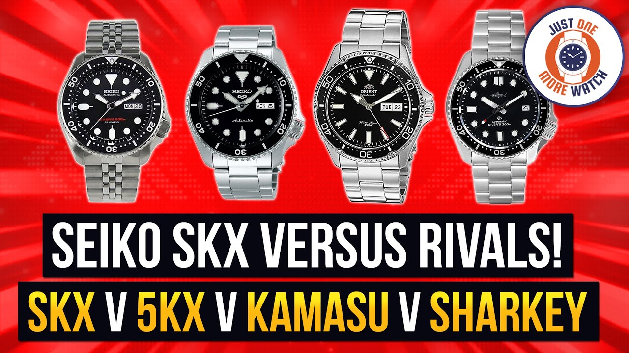 Seiko SKX v Rivals! (Seiko 5KX, Orient Kamasu, Sharkey)