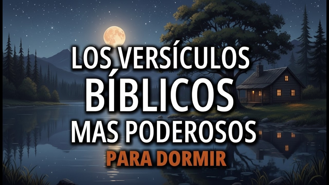 Duerme escuchando la palabra de Dios | versículos Bíblicos para dormir | la Biblia en audio