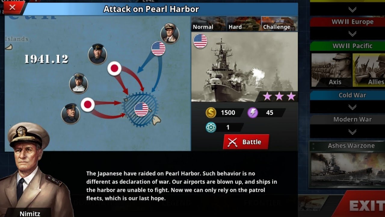 Attack on Pearl Harbor Level  Challenge