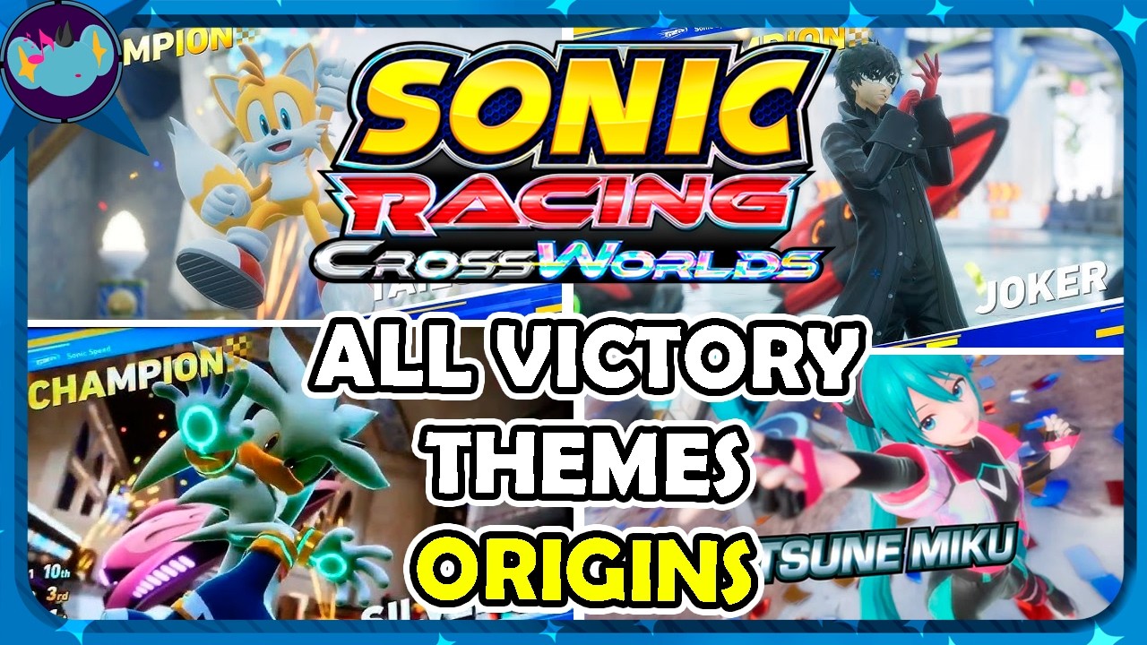 ALL VICTORY THEMES & ORIGINS (Including Joker, Miku & Ichiban) || Sonic Racing: Crossworlds OST