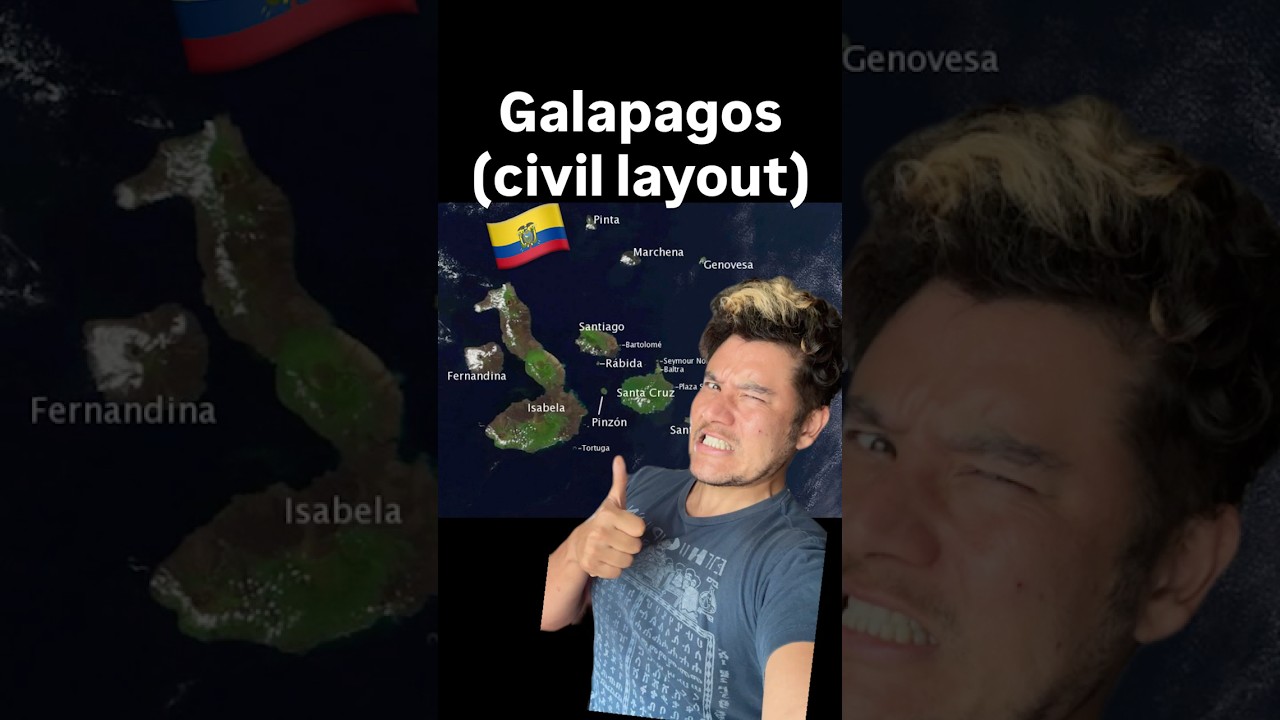 Странная планировка Галапагосских островов
