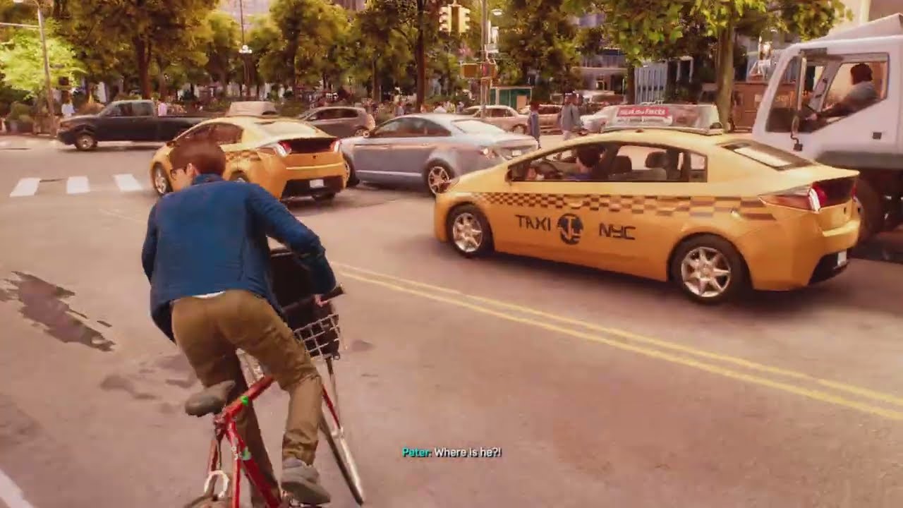 Marvel Spider-Man 2 glitch tutorial Young Peter fight enemys while on the phone...