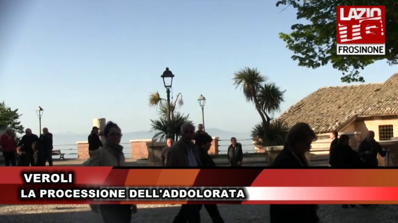VEROLI - La processione dell'Addolorata - PERTEONLINE.IT