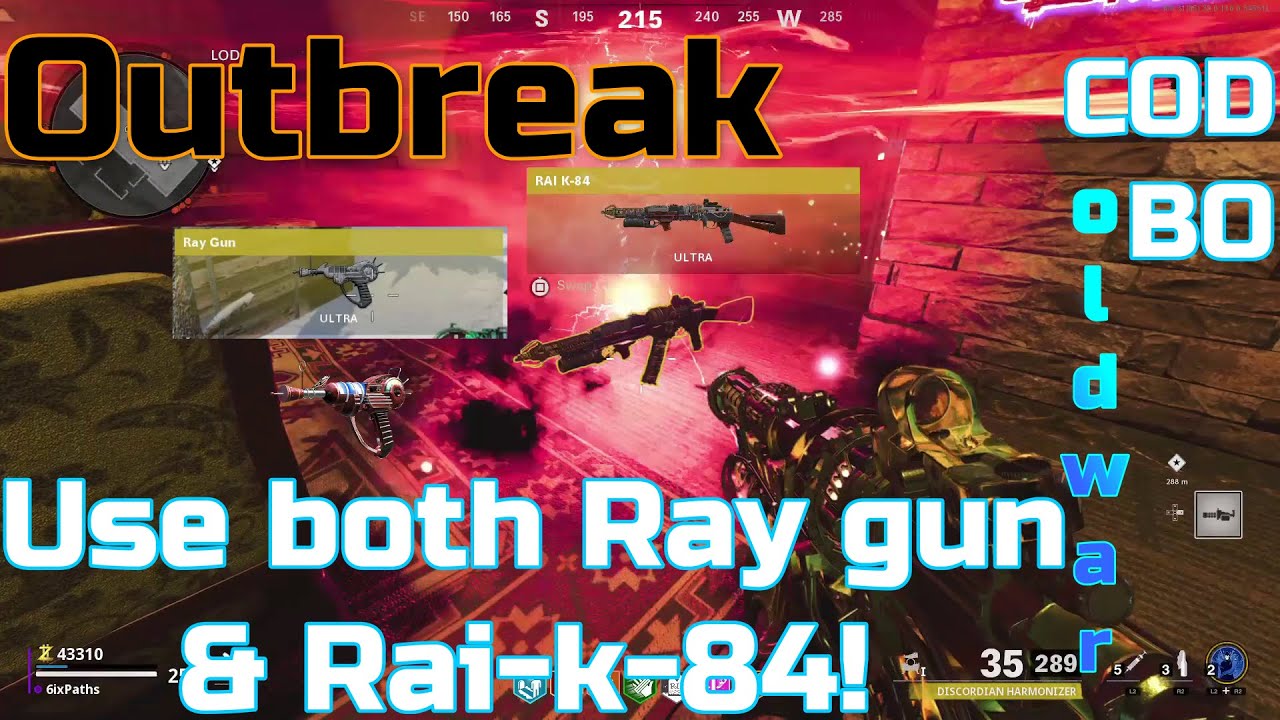 **НОВИНКА** КАК ПОЛУЧИТЬ ЛУЧЕВОЙ ПИСТОЛЕТ И RAI-K-84 В OUTBREAK | CALL OF DUTY BLACK OPS COLD WAR...