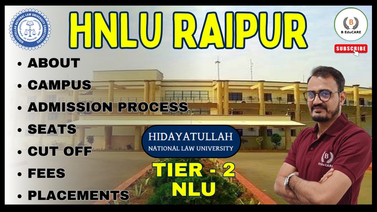 All about HNLU RAIPUR | Campus, Admission Process,Seats,Cut Off,Fees & Placement #nlu #raipur