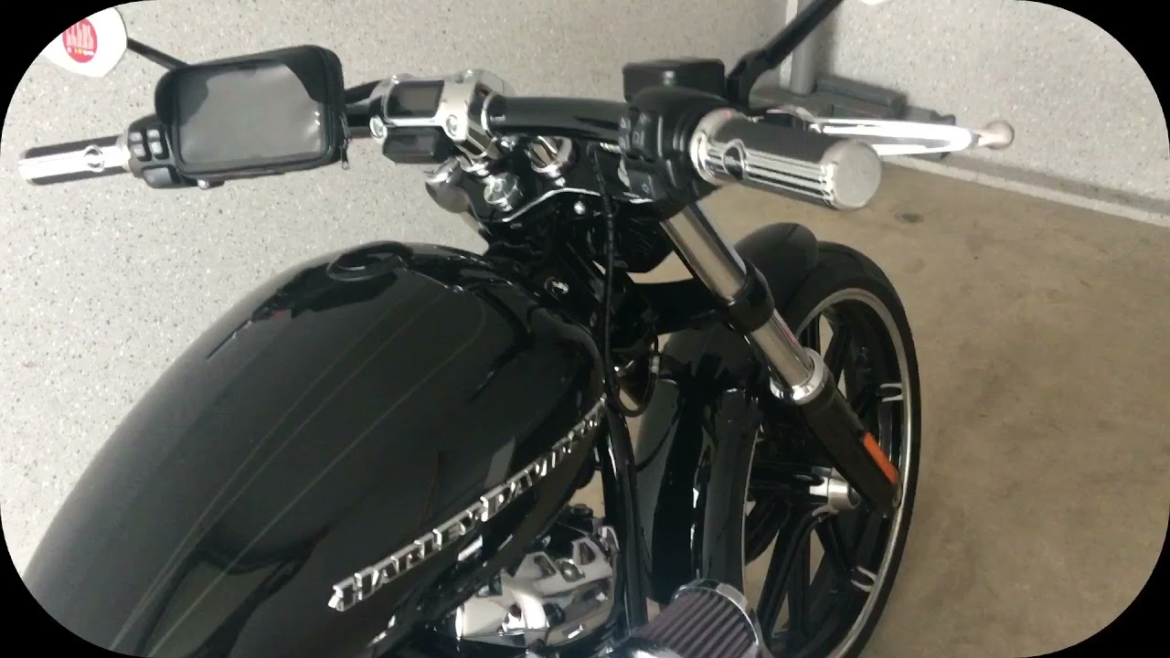 FXBRS Harley Davidson Breakout neue Spiegel von Motogadget
