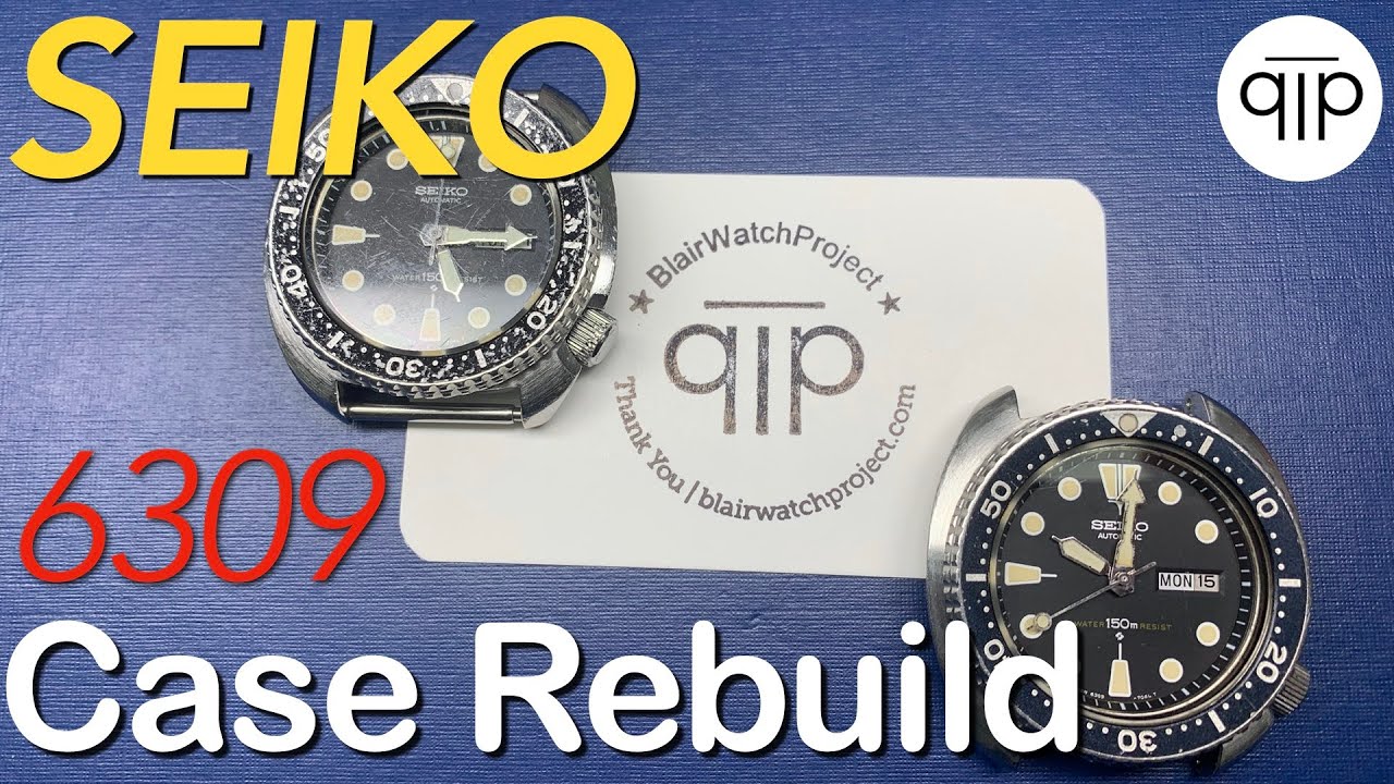 For D.M. -- Seiko 6309-7040 Turtle Case Rebuilds