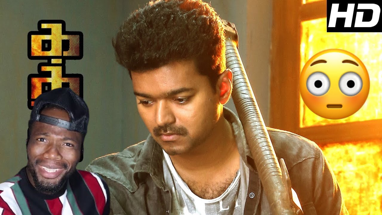 Kathi - Kaththi Movie scenes | Kaththi Coin fight Scene | Vijay best Mass Scene (REACTION)