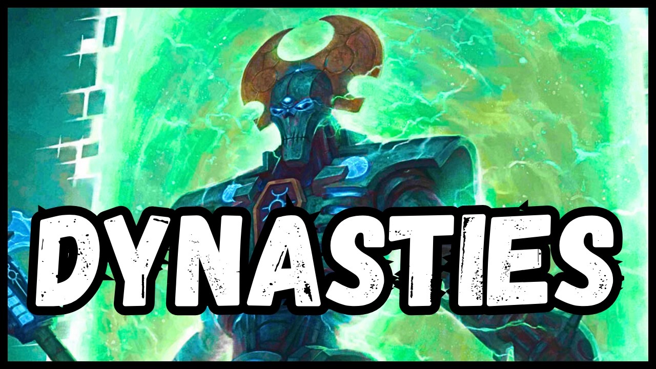 The Necron Dynasties (Mostly Correctly)