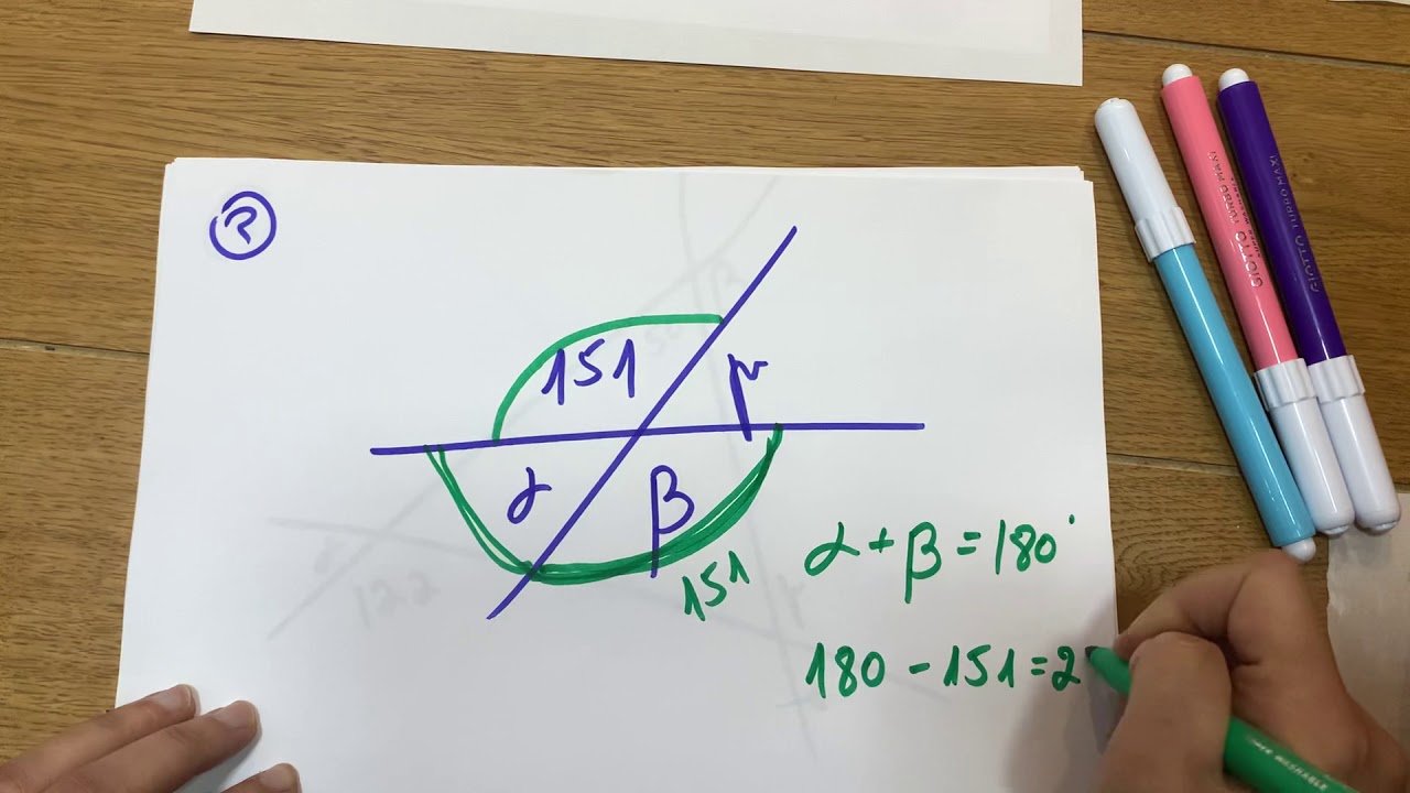 זוויות צמודות וקודקודיות בשילוב משוואות