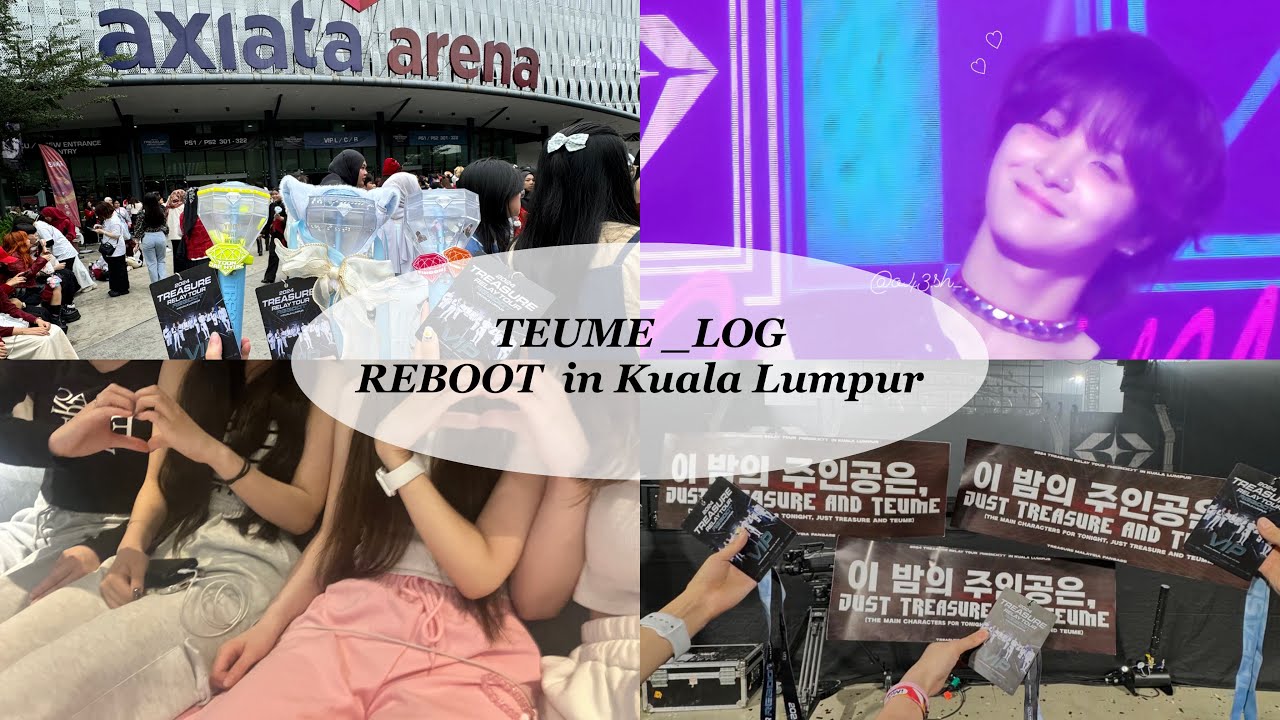 【TEUME_LOG】TREASURE REBOOT in Kuala Lumpur🇲🇾💎アジツに参戦するトゥメのリアルな3日間😳❣️￤アジツ￤TREASURE￤トゥメ活￤VIP￤ライブ