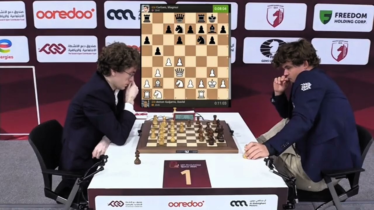 Magnus Complete Domination on Board !!