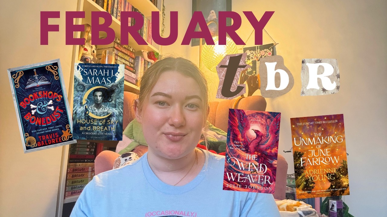February TBR 💌 | Continuing series, library books and tbr prompt jar