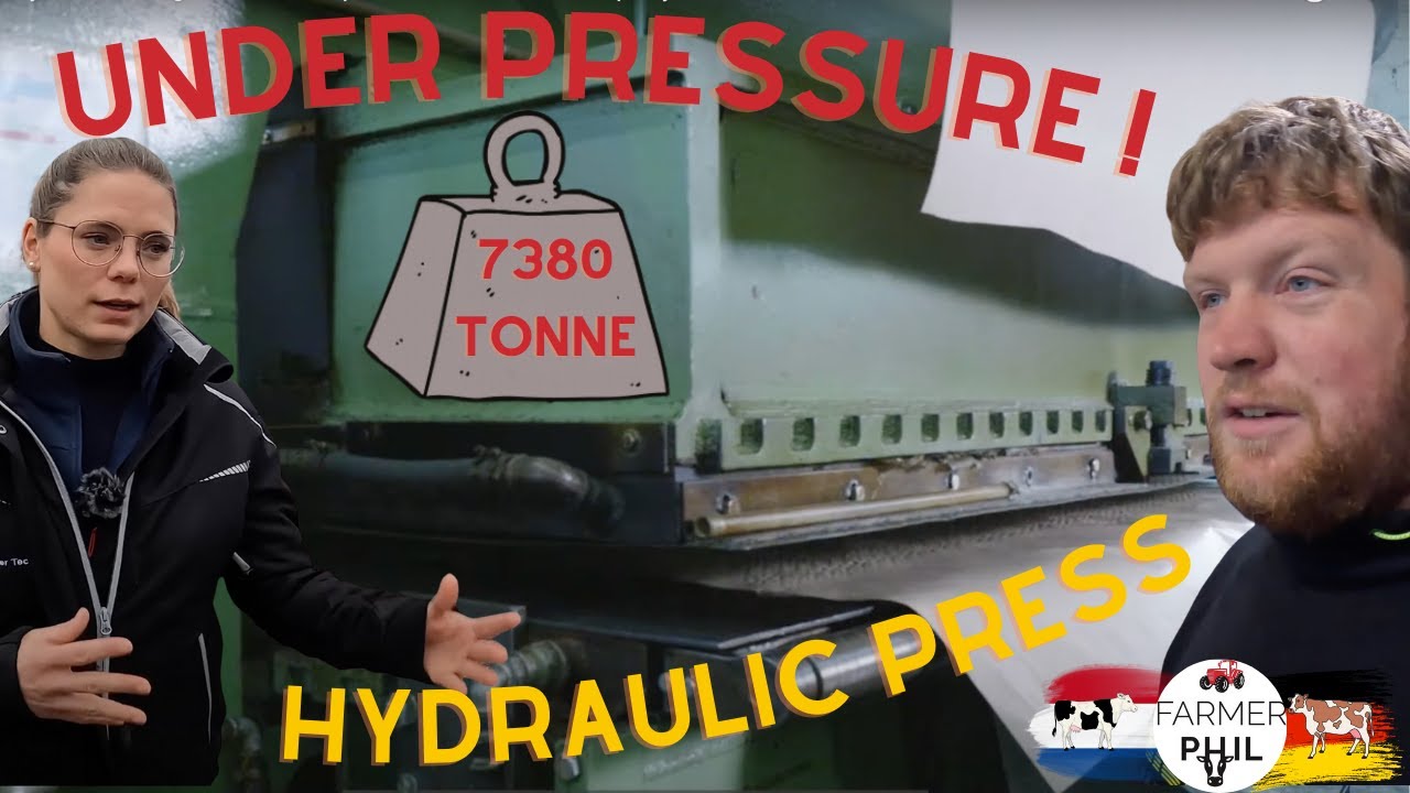 7380 TONNE HYDRAULIC PRESS!  | COW COMFORT AT ITS BEST - HUBER TECHNIK