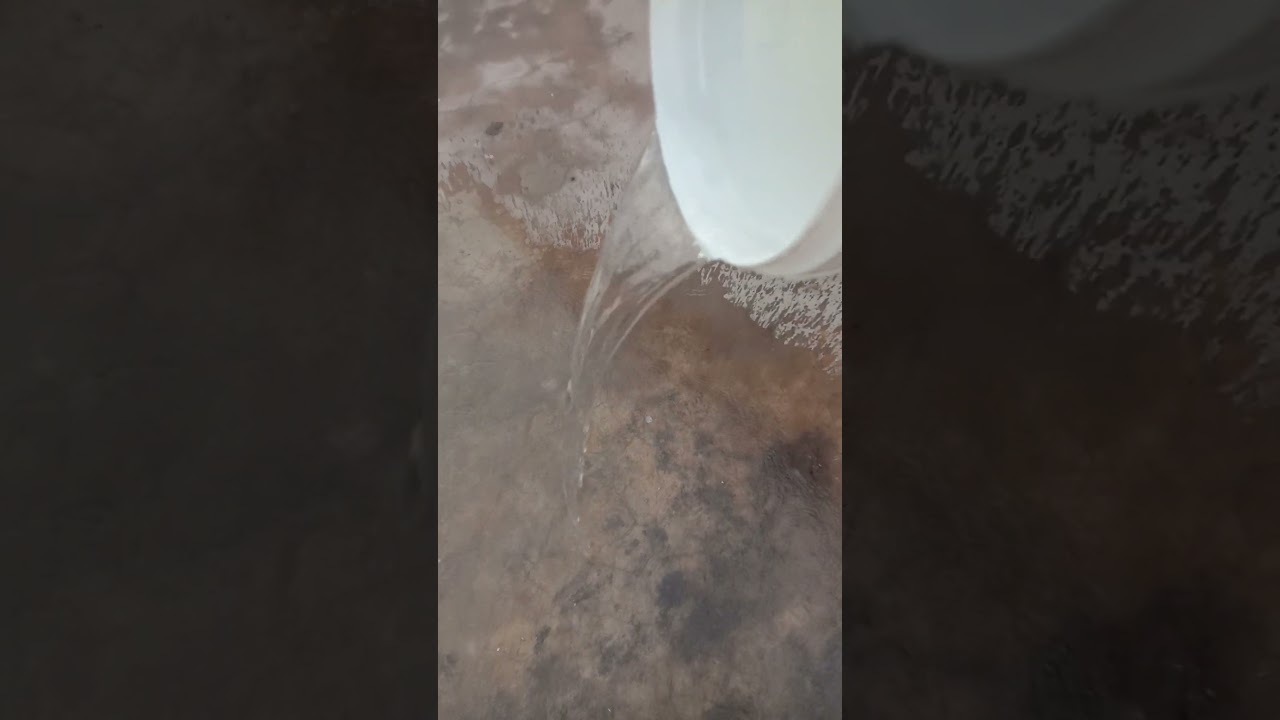 Water on floor