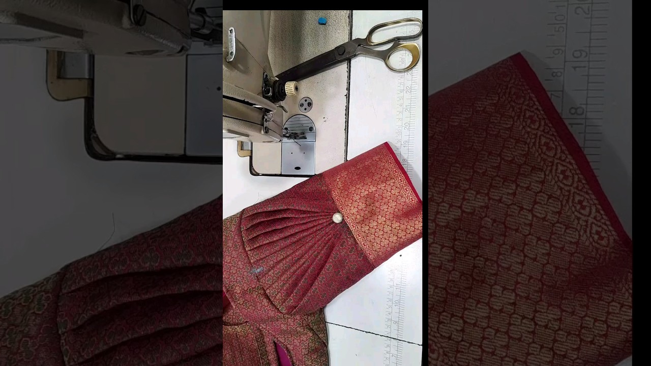 Training puff sleeves cutting and stitching #shorts #khushifashionpoint