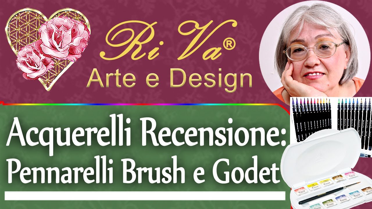 Acquerelli Recensione   Pennarelli Brush e Godet a Confronto