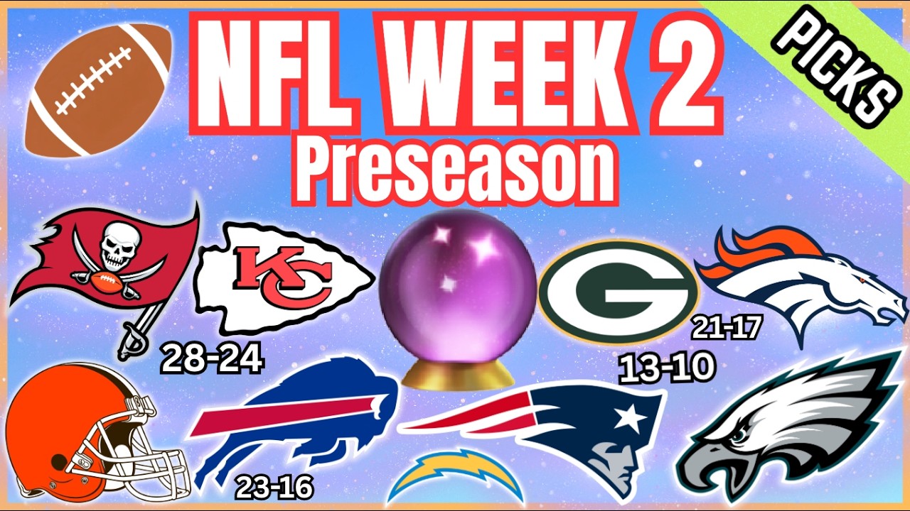 NFL: Прогнозы и ставки на 2-ю неделю предсезонки 2026!