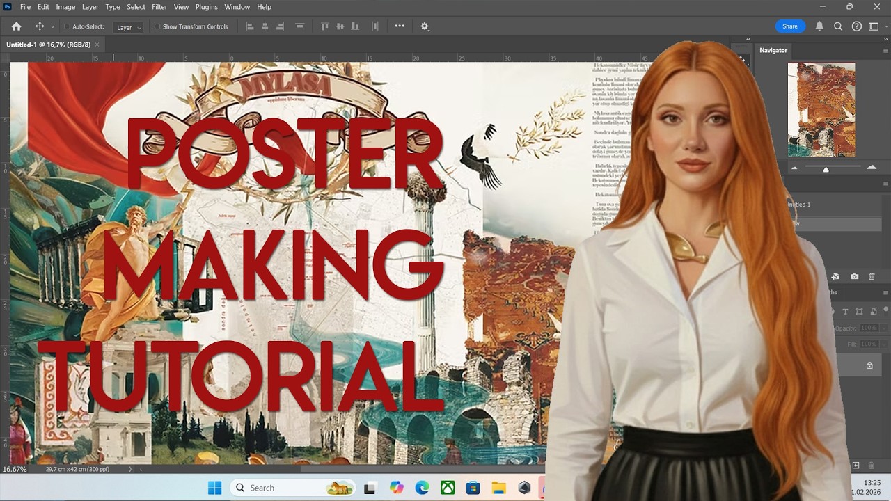 POSTER MAKING TUTORIAL ON PHOTOSHOP