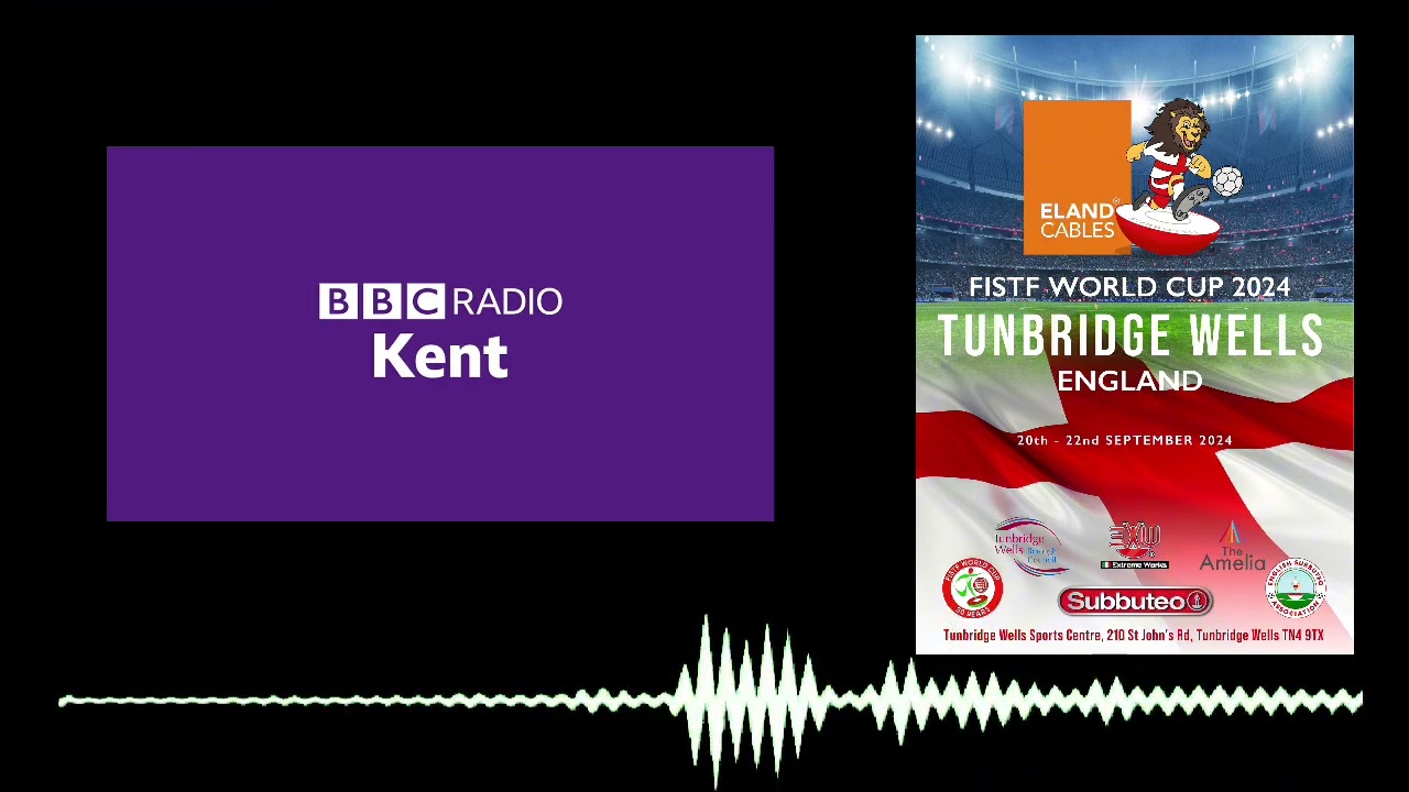 Stewart Grant and Lawrence Lambert On BBC Radio Kent Talking Subbuteo World Cup 2024 on 23/9/2024