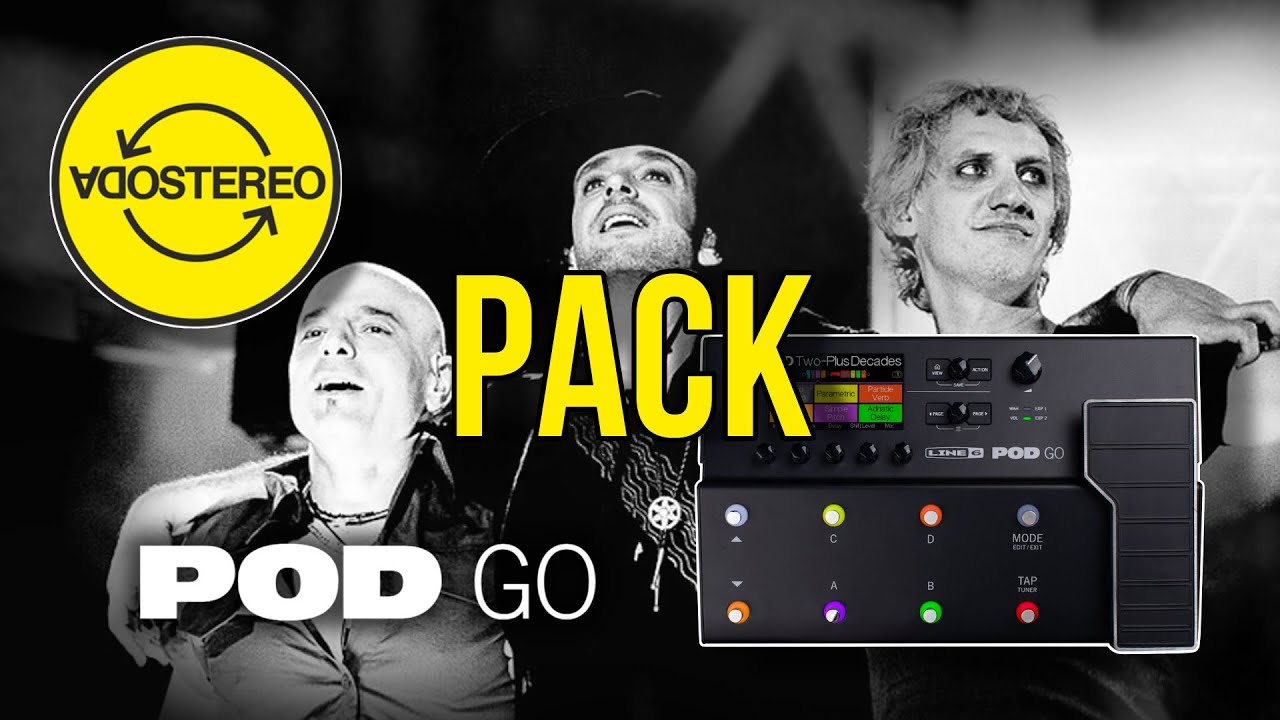 SODA STEREO Pack Line 6 POD GO/Wireless 🔥