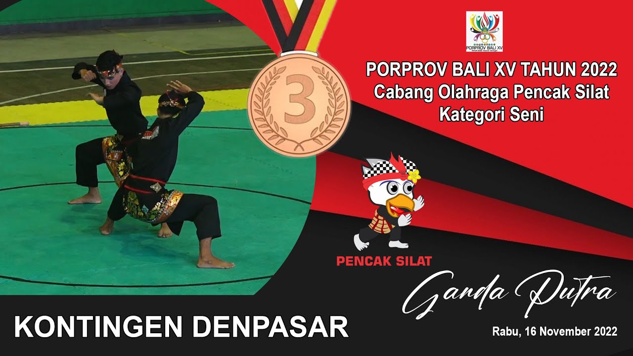 Ganda Putra Denpasar - Pencak Silat Kategori Seni Porprov Bali 2022