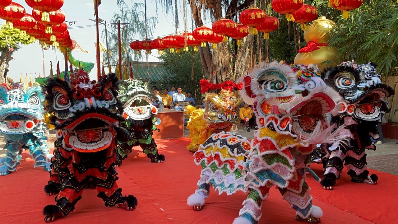 Lion dance perform 2026 - ម៉ុងសាយវិហារហុកតិច