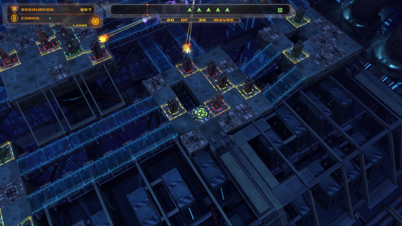 Defense Grid - Mission 20 - Last Stand - Poison Core - Gold