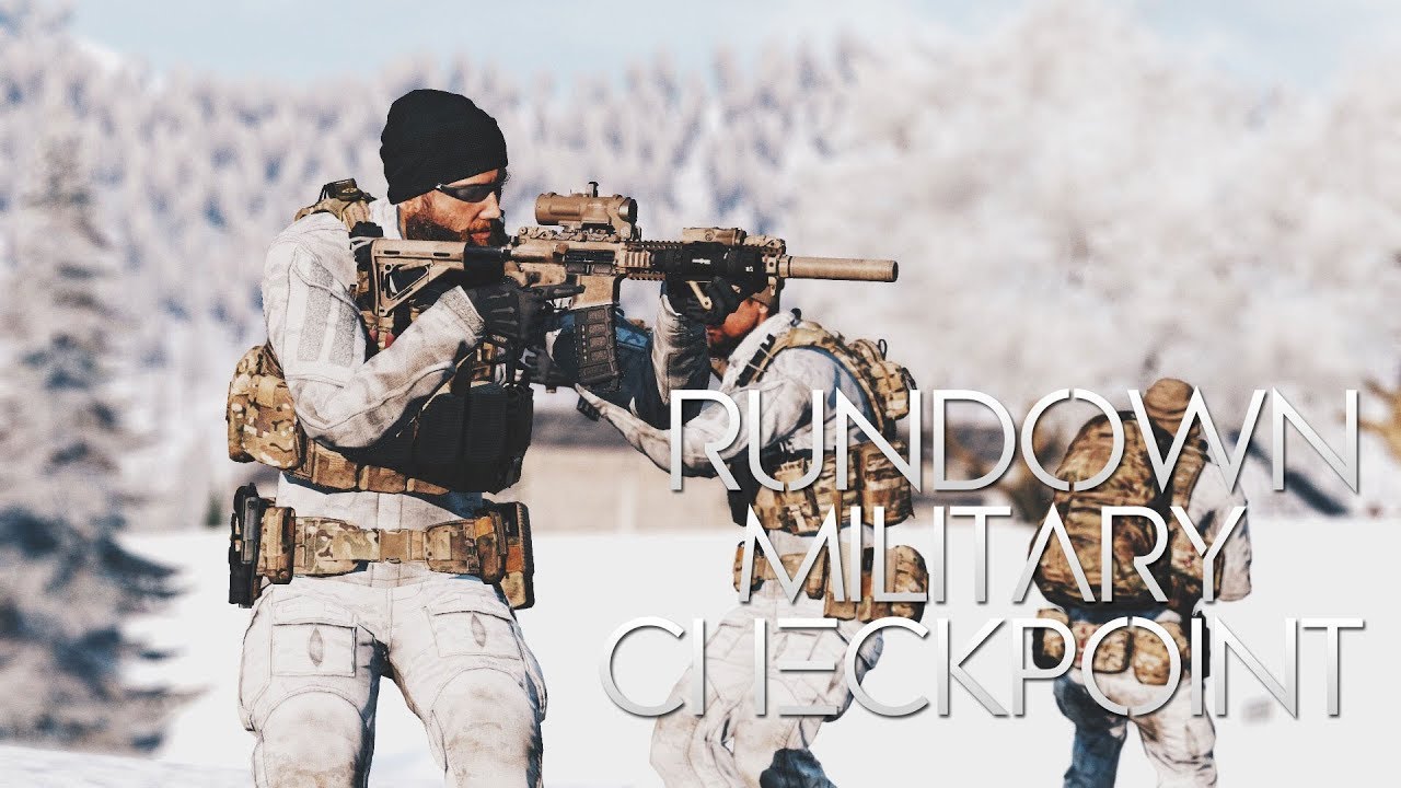 RUNDOWN MILITARY CHECKPOINT BUILD - Arma 3 Editor