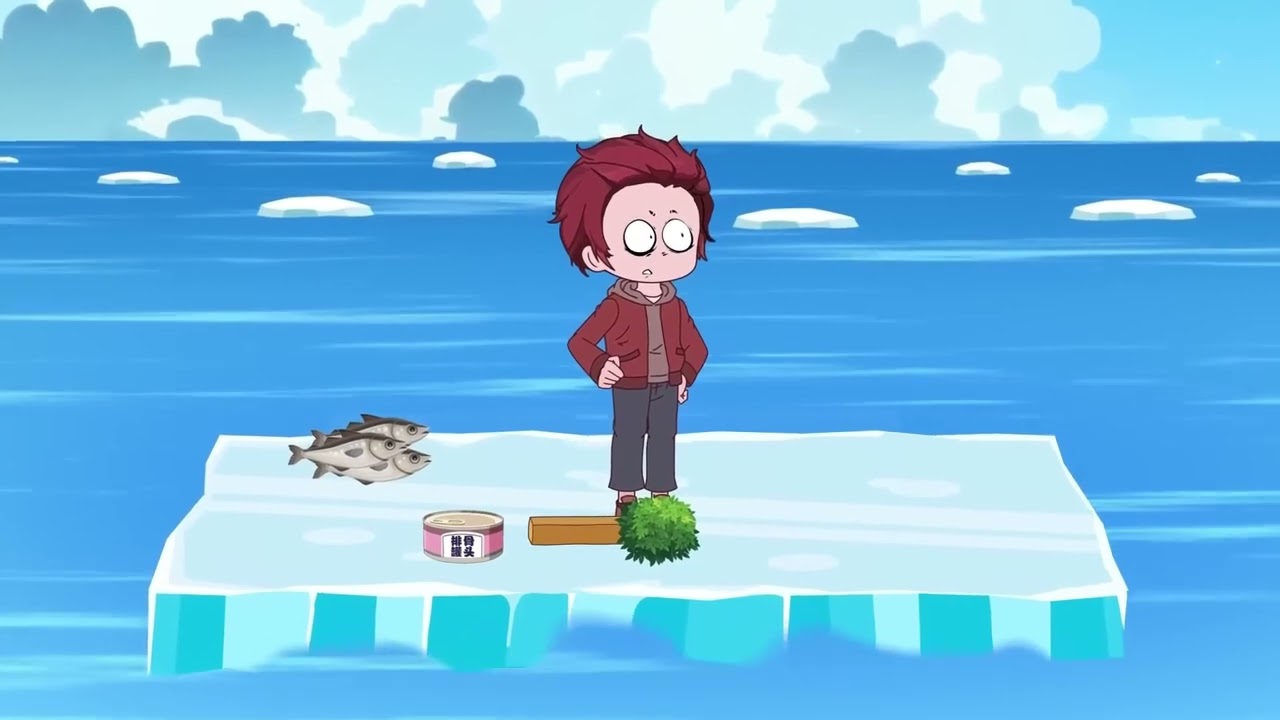 【一口氣看完】《冰海末日求生》1~100合集，一覺醒來穿越末日冰海！ 