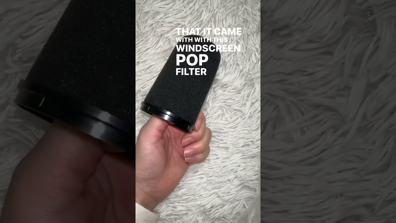 SHURE windscreen pop filter #shorts