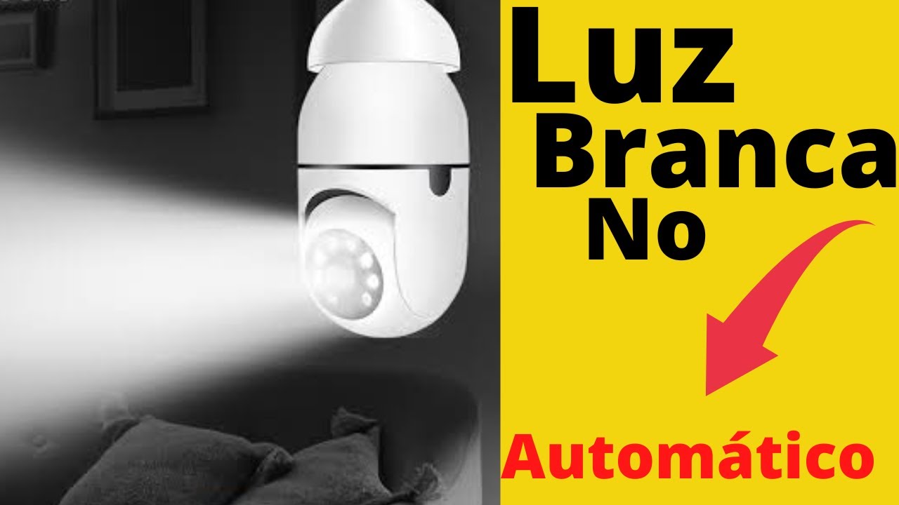 como ACENDER E APAGAR luz branca da camera lampada, MANUAL E AUTOMATICO, app yoosee.