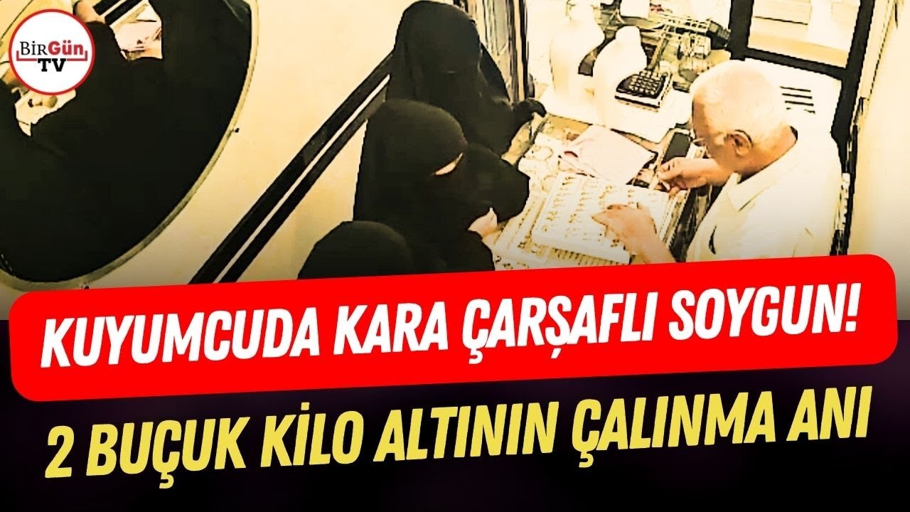 Diyarbakır'da kara çarşaflı soygun: 2 buçuk kilo altını böyle çaldılar!