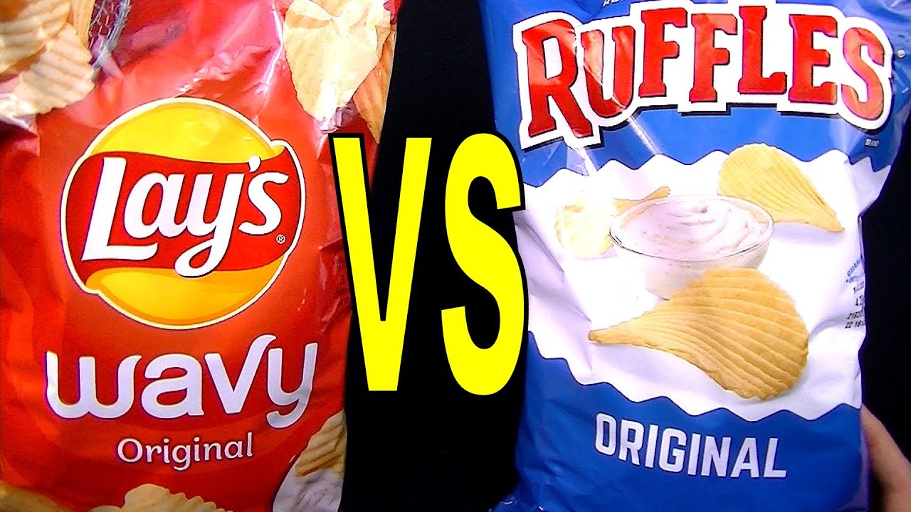 Lay's Wavy vs Ruffles Original - What are the Best Potato Chips? FoodFights Taste and Food Reviews