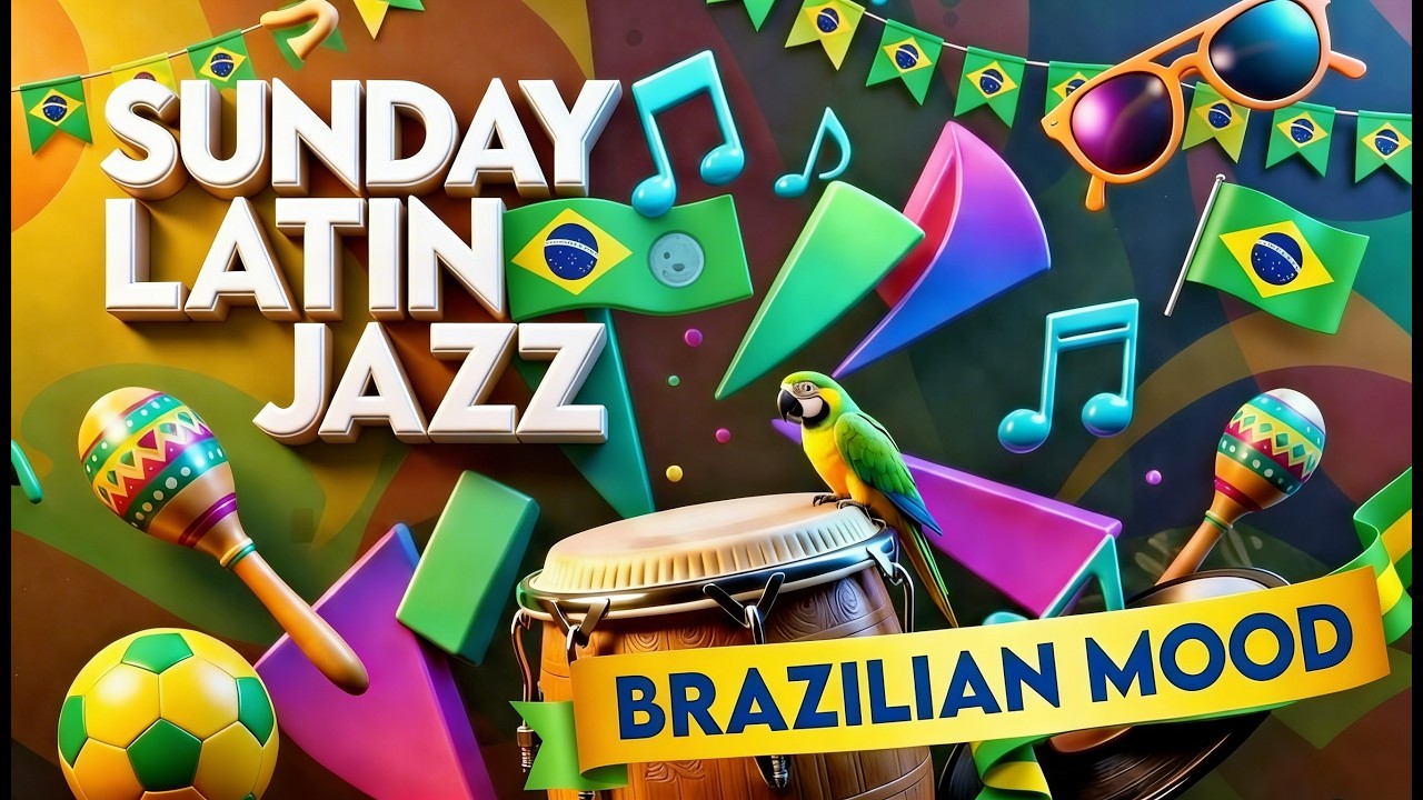 Sunday Latin Jazz 🎷🎹 BRAZILIAN MOOD  Havana Heat Meets Rio Chill- Sunday Groove 
