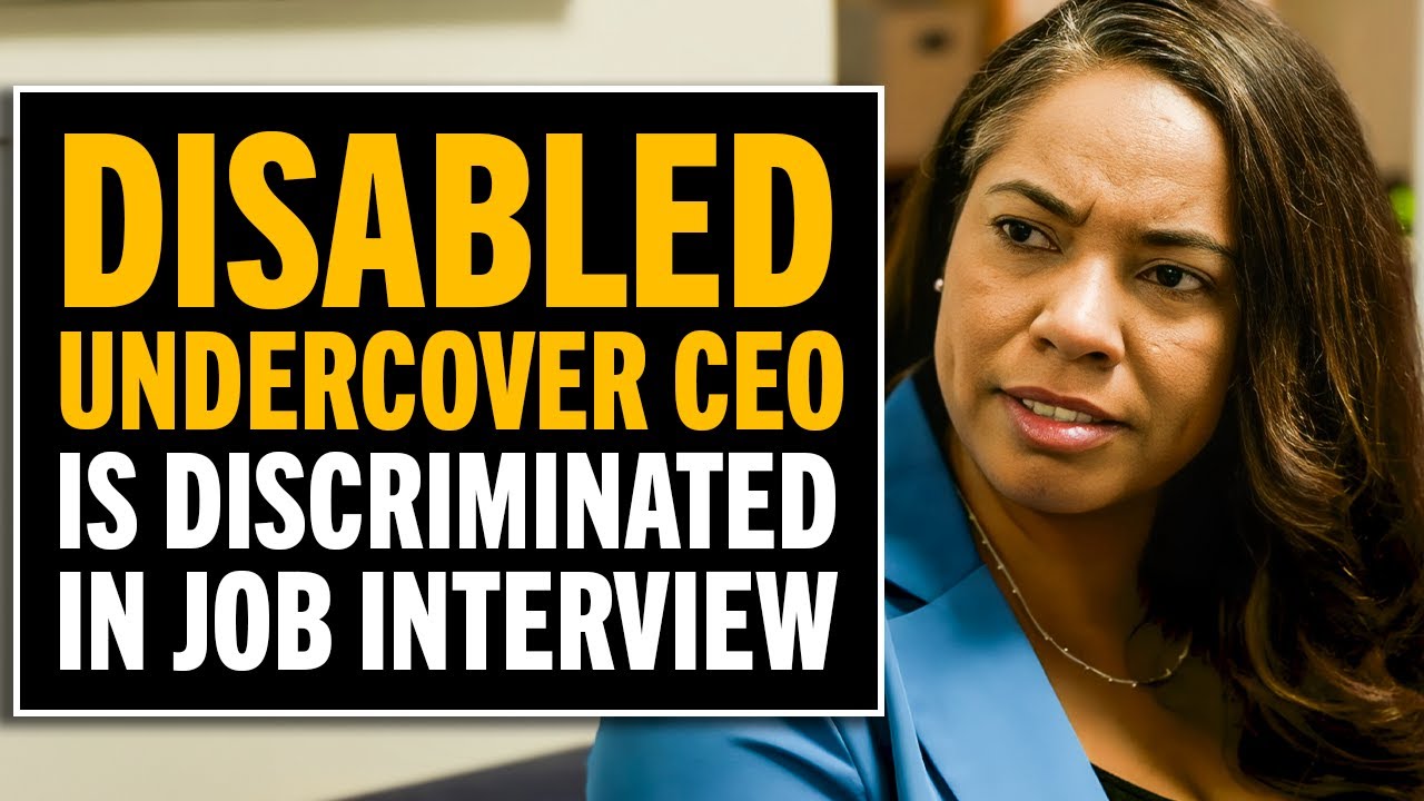 Disabled Undercover CEO Gets Discriminated Against During Job Interview