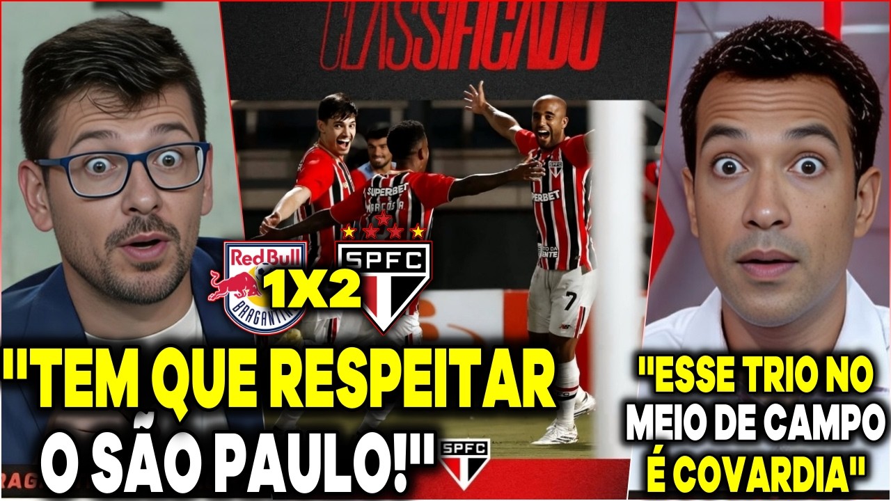 🔥SÃO PAULO CLASSIFICADO! ''ESSE TRIO JOGA MUITO' IMPRENSA RASGOU ELOGIOS AO TRICOLOR APÓS A VITÓRIA