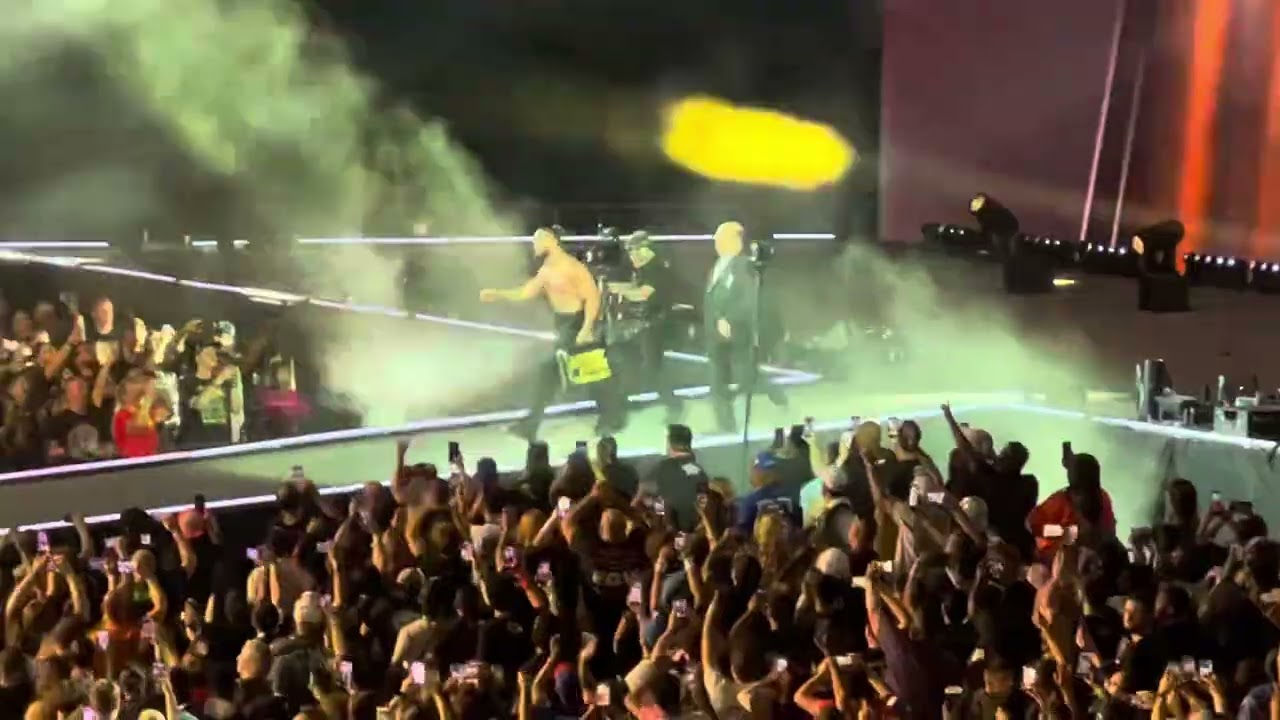 Seth Rollins Cashes In On CM Punk LIVE Summerslam 2025 MetLife Stadium NJ