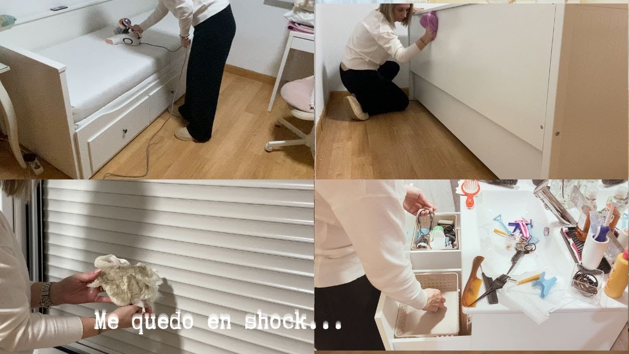 NUNCA IMAGINE tanta suciedad 😱 limpieza extrema del colchón y habitación . JIGOO J300