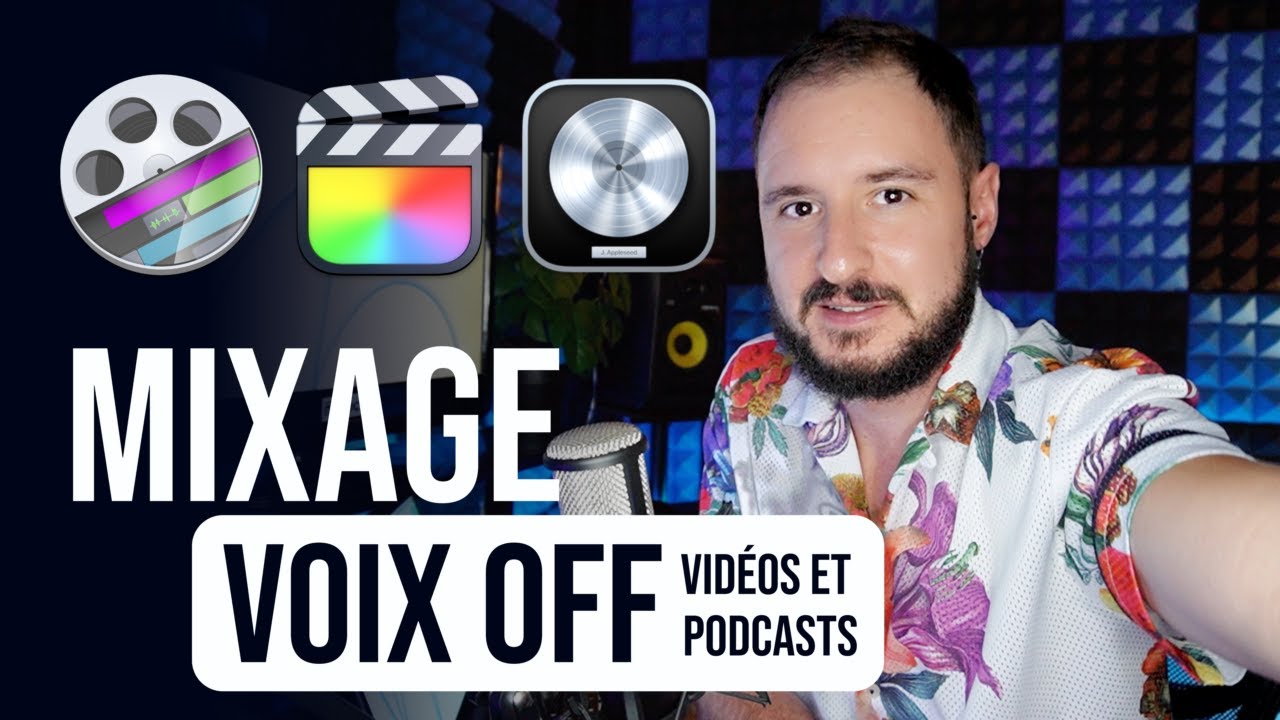 Comment mixer une VOIX OFF pour les videos et podcasts ?
