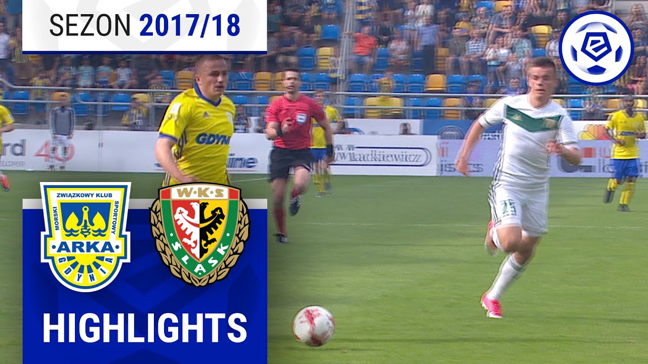 Arka Gdynia - Śląsk Wrocław 2:0 | SKRÓT | Ekstraklasa 2017/18 | 1. Kolejka