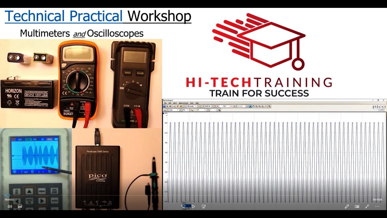 Practical Electronics Workshops – Multimeters and Oscilloscopes